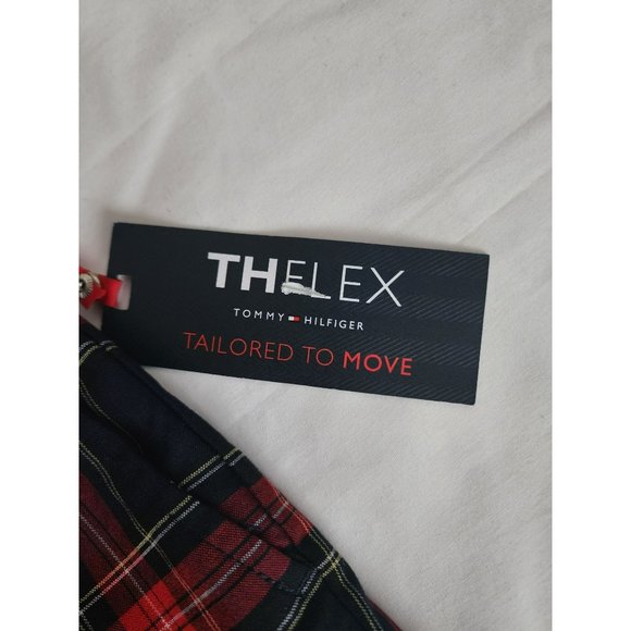 Tommy Hilfiger THELEX Tailored To Move Tribeca Plaid Skinny Pants 30WX30L NWT - Picture 9 of 13